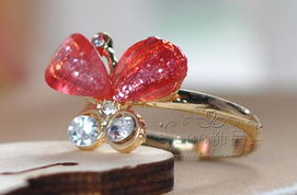 韓版時尚淑女閃鉆蝴蝶耳環(huán) 廠家直銷，精致與優(yōu)雅的完美結(jié)合