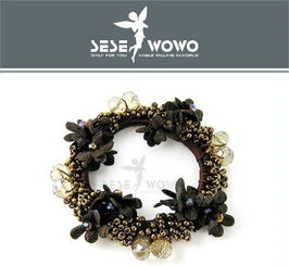 飄香薔薇水晶發(fā)圈頭花TSZ批發(fā)促銷指南 廠家直供，價格實惠，美發(fā)飾品市場銷售全解析