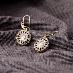 女人飾界 引領日韓時尚飾品潮流——仿珍珠鑲鉆圓形吊墜耳環(huán)耳飾批發(fā)直銷